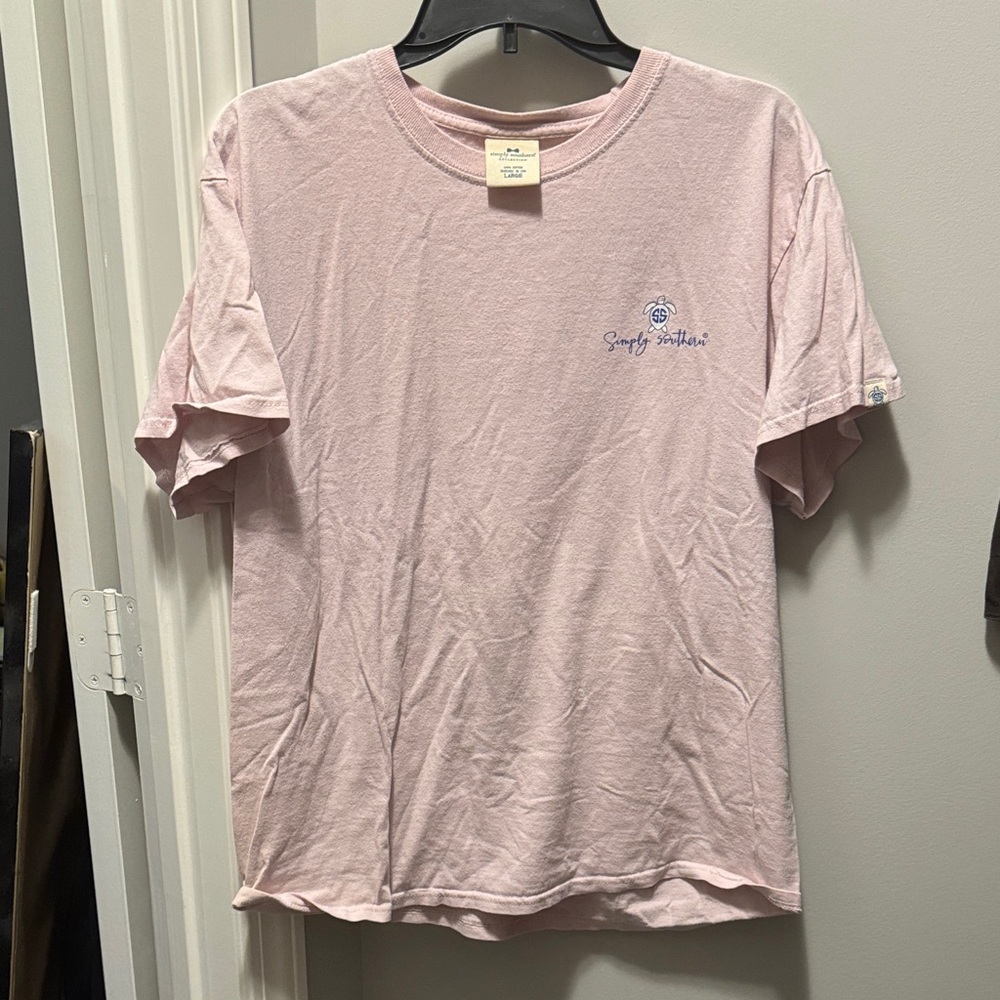 Simply Southern Light Pink Short Sleeve Tee